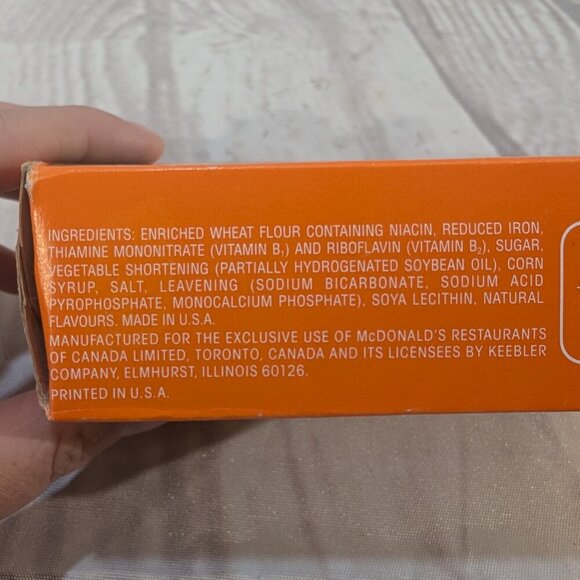 Vintage 1980s McDonald's Birdie The Early Bird Cookies Box - Unopened - Picture 7 of 11